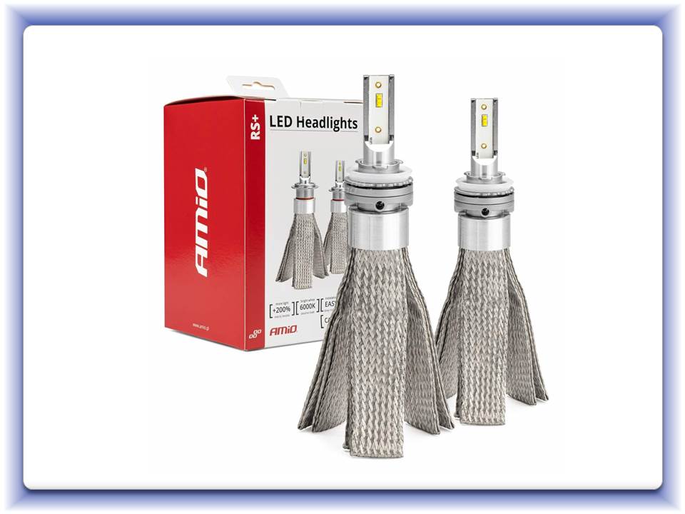 Led přestavbová sada RS+ Series H8,H9,H11 50W slim CanBus