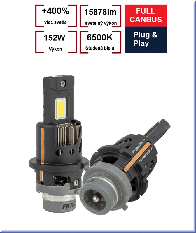 LED žárovky D4S / D4R serie XD PRO