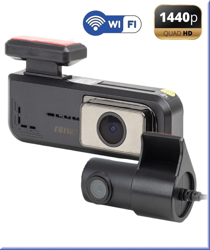 Kamera do auta se zadní kamerou 2K + 1K WIFI Full HD