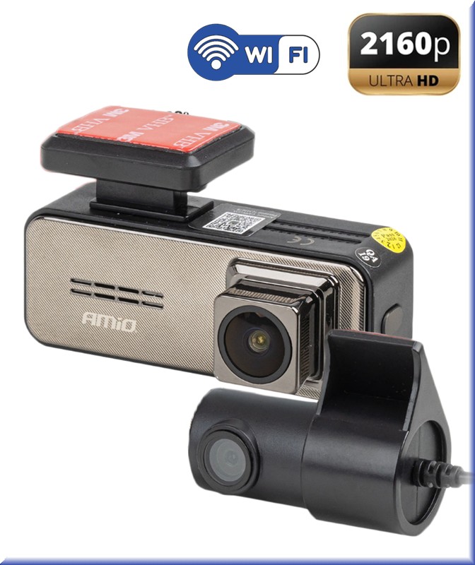 Kamera do auta se zadní kamerou 4K + 2K WIFI UHD