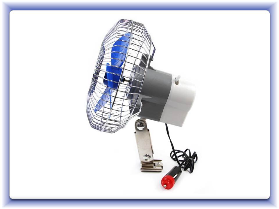 Ventilátor s klipom kovový 24V
