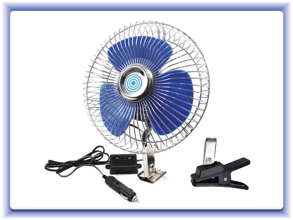 Ventilátor upevňovaný klipem nebo šrouby 12V