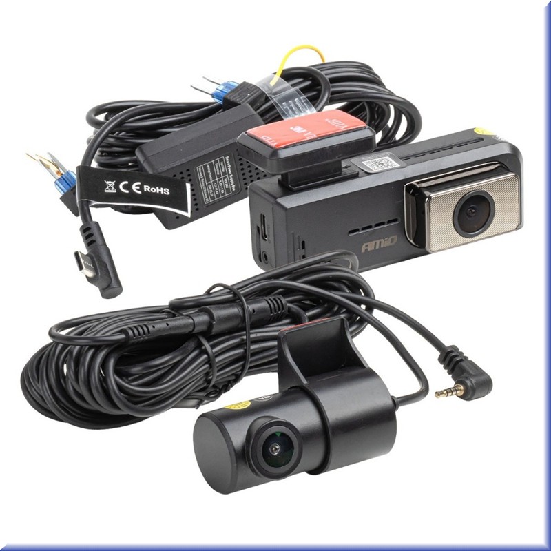 Kamera do auta se zadní kamerou 2K + 1K WIFI Full HD