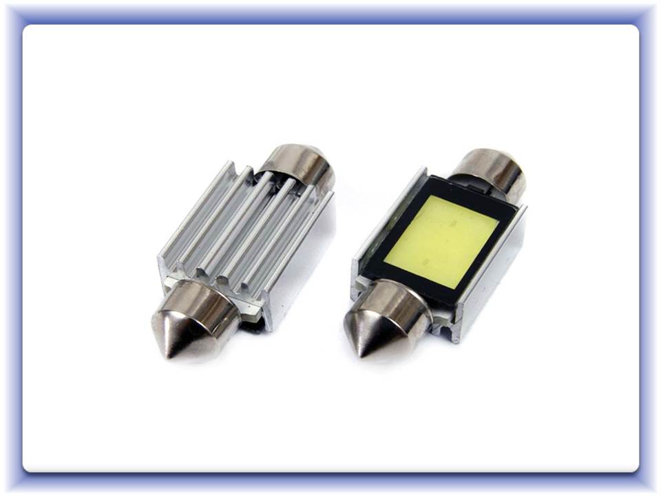 LED Canbus COB3 Festoon C5W C10W C3W 36mm 12V
