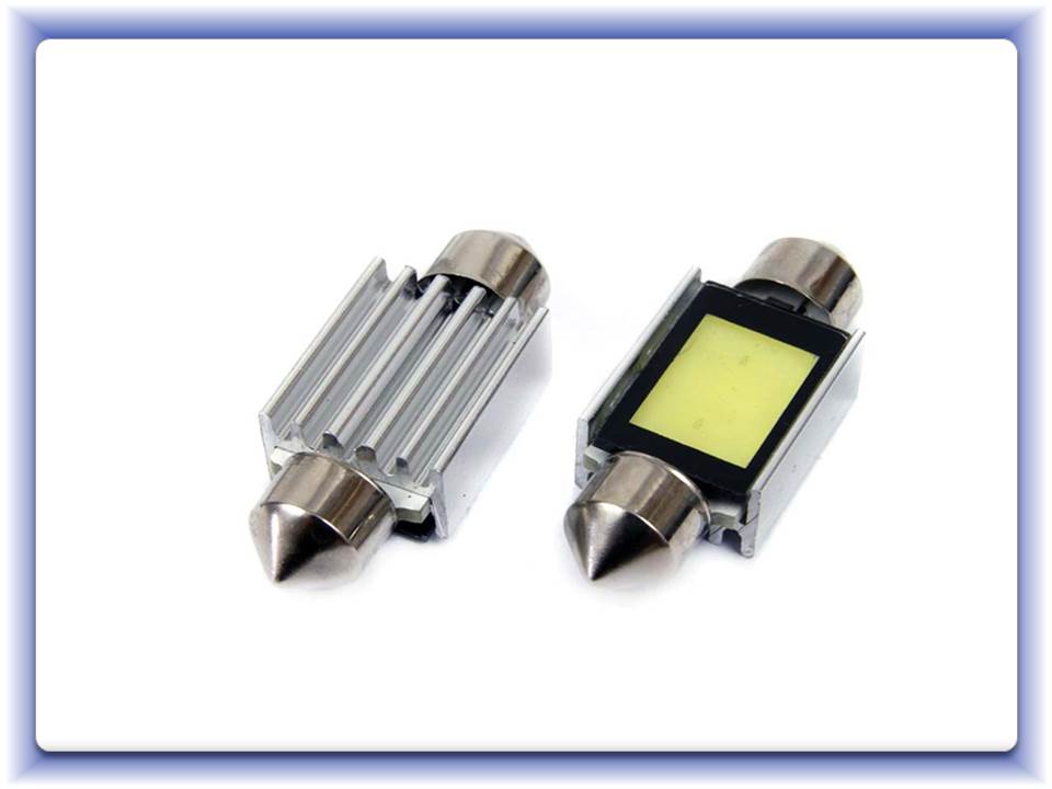 LED Canbus COB3 Festoon C5W C10W C3W 39mm 12V