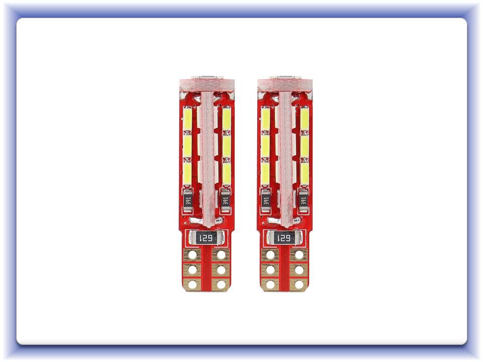LED Canbus T10e W5W 27xSMD 4014 12V