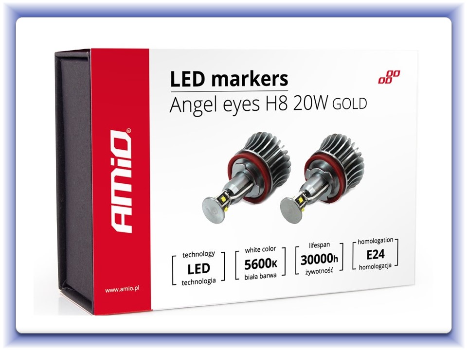LED marker H8 20W GOLD