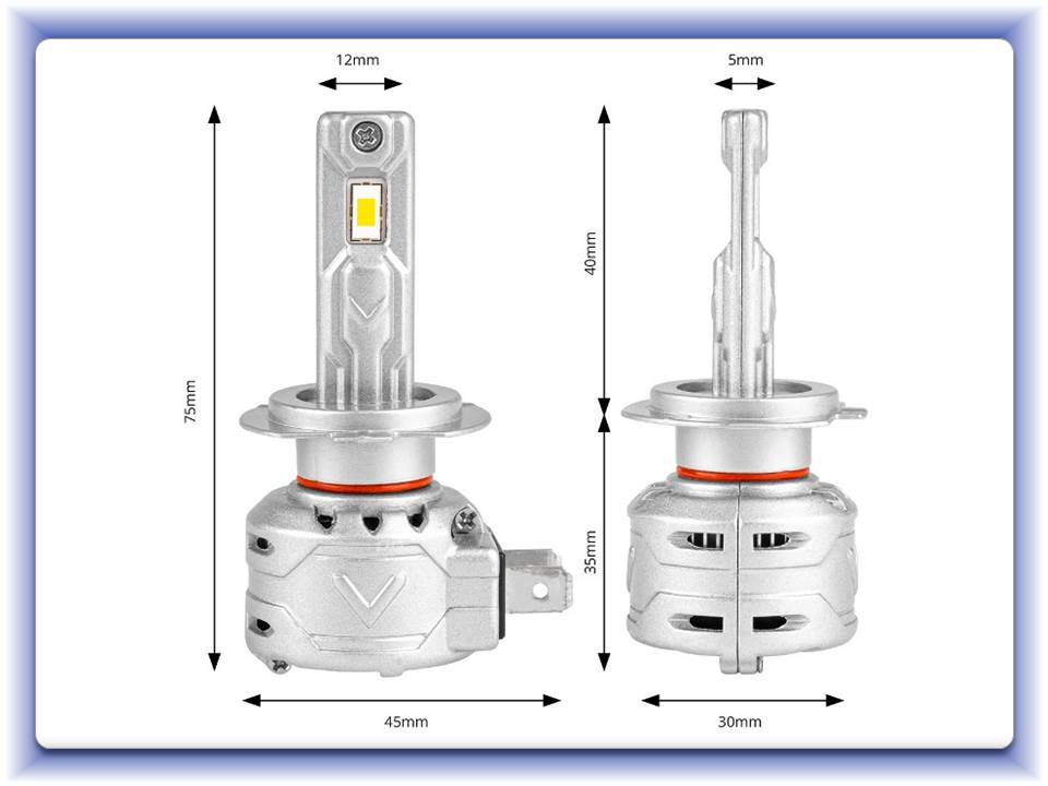 Led přestavbová sada X2 series H7 Canbus
