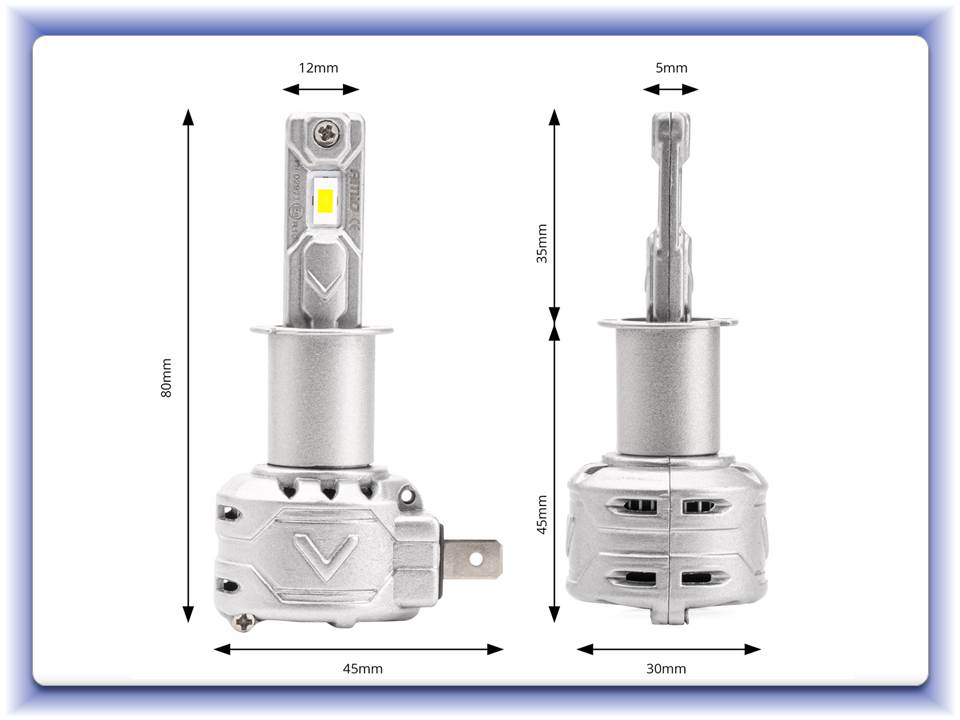 Led přestavbová sada X2 series H3 Canbus