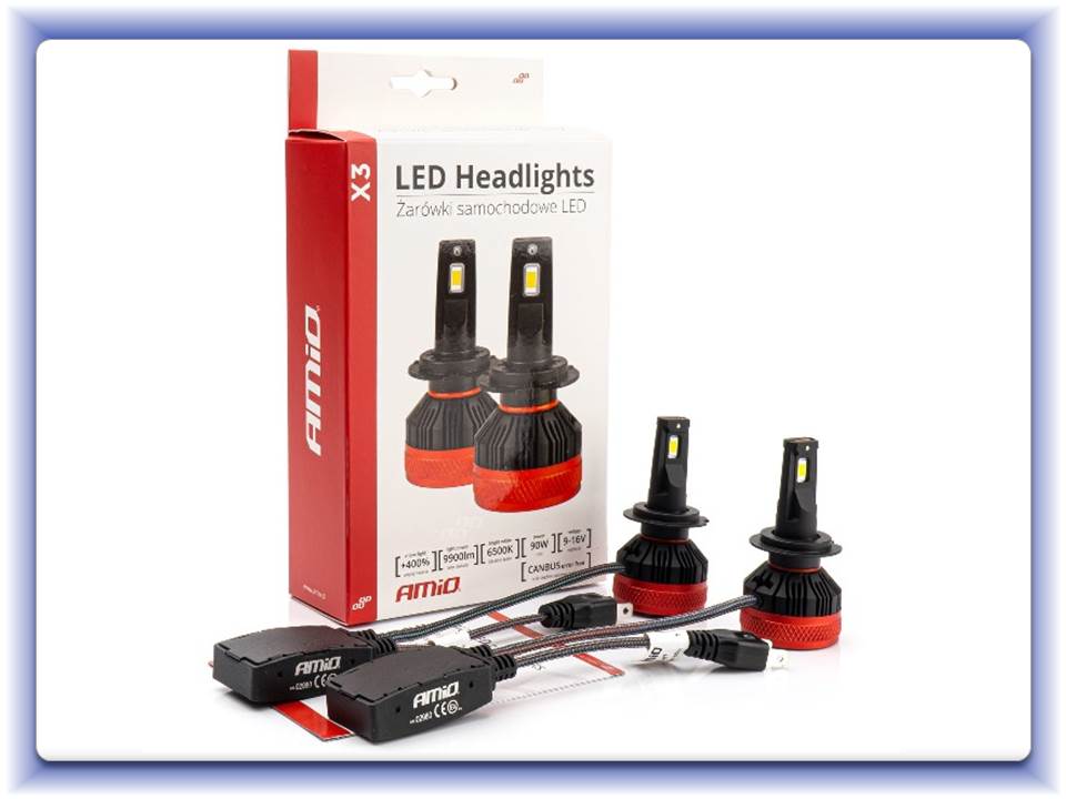 Led sada X3 series H7 Canbus