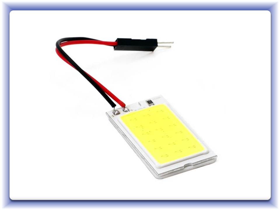 LED classic T10 W5W C5W 1xCOB-18 12V svetelná doska