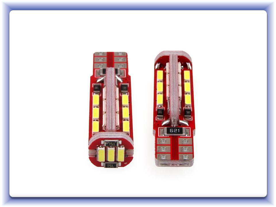 LED Canbus T10e W5W 27xSMD 4014 12V