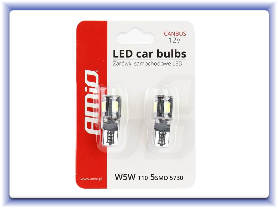 LED Canbus 5SMD 5730 T10 (W5W) White