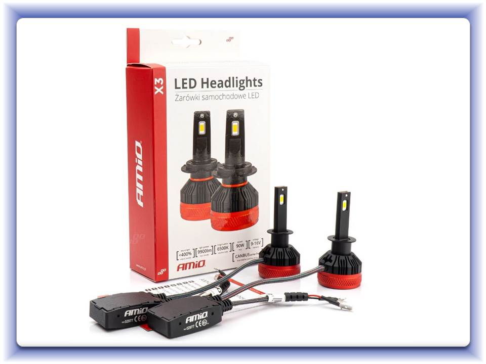 Led sada X3 series H1 Canbus