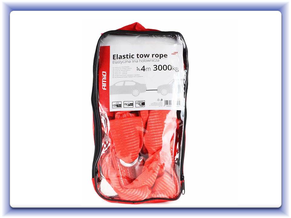 Tažné lano elastické 3000kg 4m ETW-3T