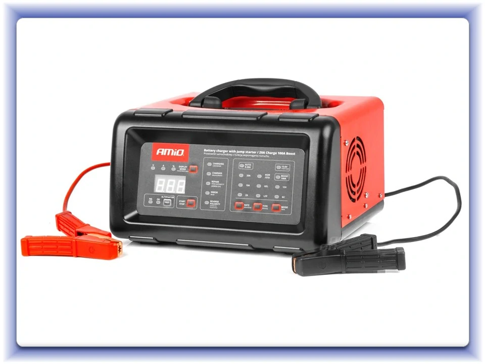 Nabíječka digitální se startovací funkcí 20A 6V / 12V