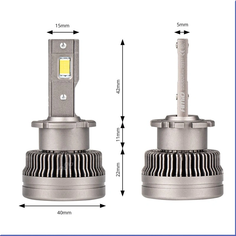 Prémiové LED žárovky D2S/D2R (8600 lm) s CANBUS + Sada 4 utěrek ZDARMA