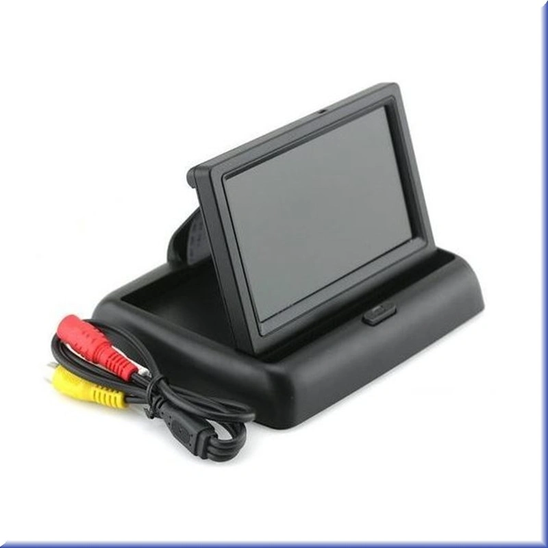 Couvací kamera v podložce spz s monitorem 4,3" Flip