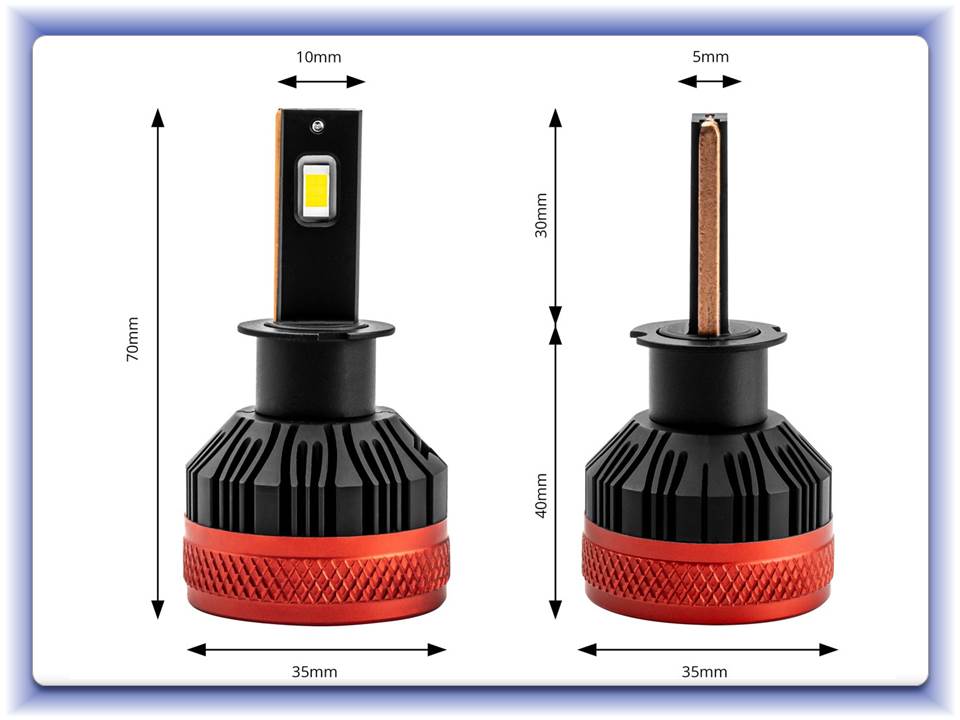 Led sada X3 series H1 Canbus