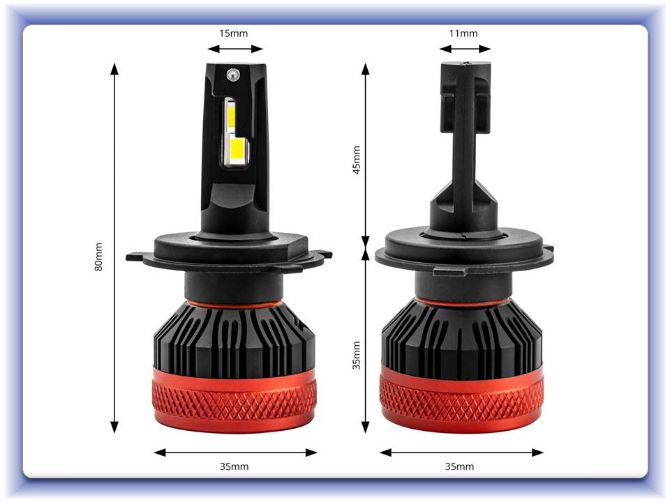 Led sada X3 series H4 Canbus