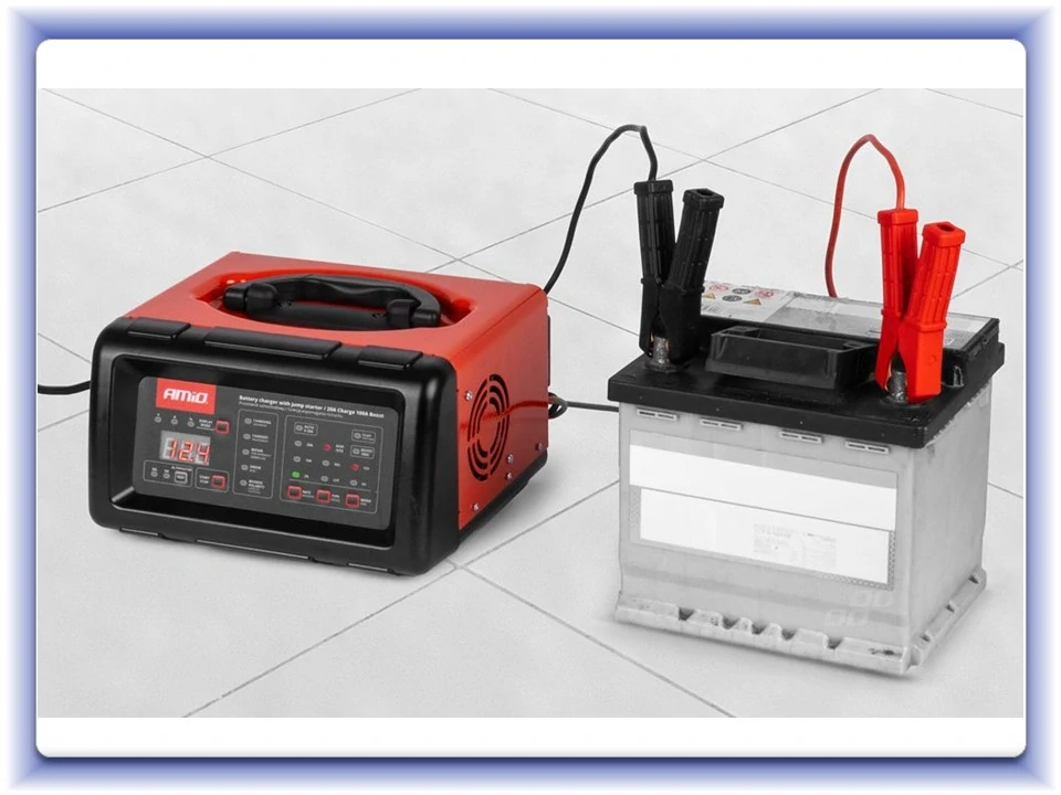 Nabíječka digitální se startovací funkcí 20A 6V / 12V