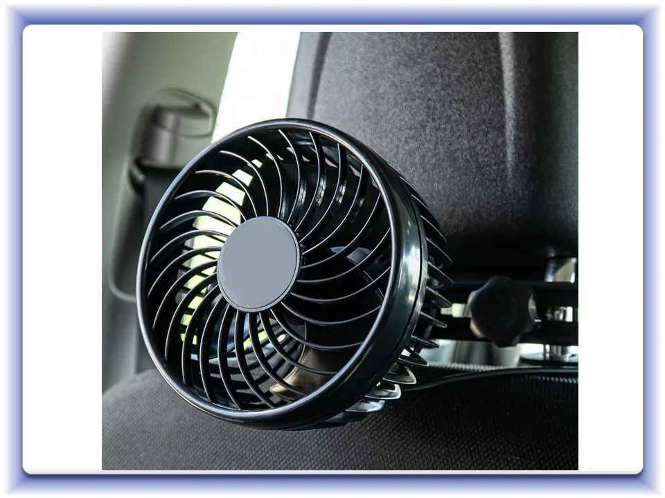 Ventilátor na opierku 12V