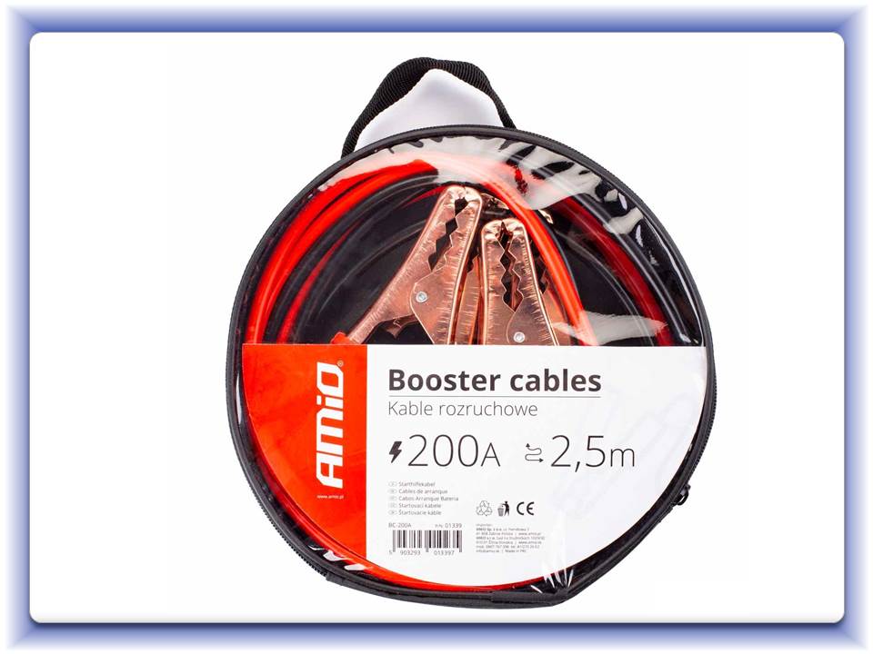 Startovací kabely 200A - 2,5m