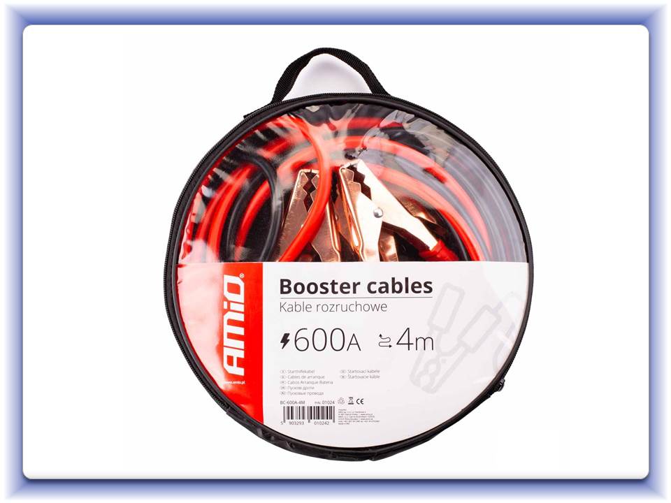 Startovací kabely 600A - 4m