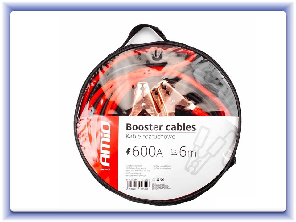 Startovací kabely 600A - 6m