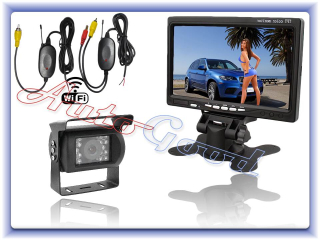 Couvací kamera + monitor LCD 7" bezdrátový přenos WIFI