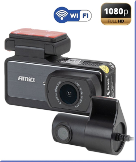 Kamera do auta se zadní kamerou 1K WIFI Full HD