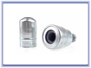 Čistící kartáč na kovové svorky