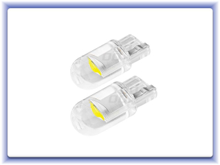 LED Standard T10 W5W COB HPC 12V číra biela