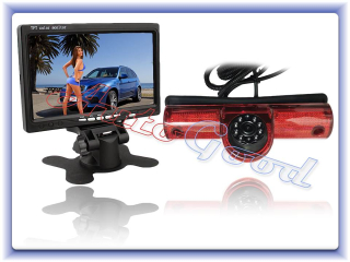 Cúvacia kamera s monitorom 7" Univerzal v brzdovom svetle